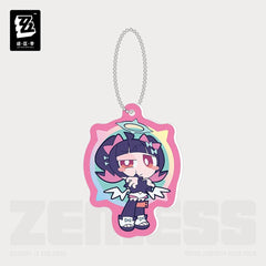 Zenless Zone Zero PINK Sugar Rush Series Angels of Delusion Chibi Acrylic Keychain