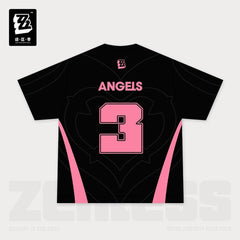 Zenless Zone Zero PINK Sugar Rush Series Angels of Delusion Printed T-shirt