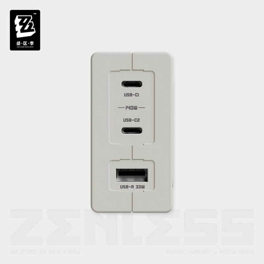 Zenless Zone Zero Pro Series 140W GaN 3-Port Fast Charger