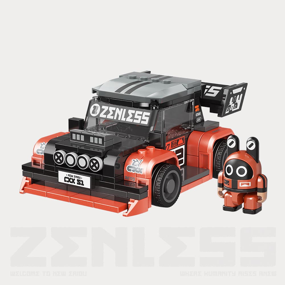 Zenless Zone Zero Speed Legend Series Bangboo Toy Car Assembly Building Blocks