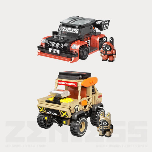 Zenless Zone Zero Speed Legend Series Bangboo Toy Car Assembly Building Blocks