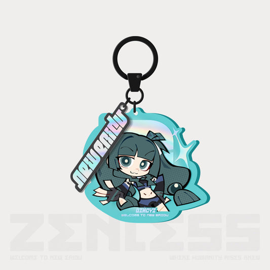 Zenless Zone Zero Criminal Investigation Special Response Team Q Version Acrylic Pendant