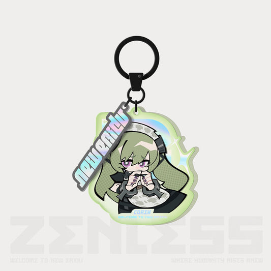 Zenless Zone Zero Victoria Housekeeping Q Version Acrylic Pendant