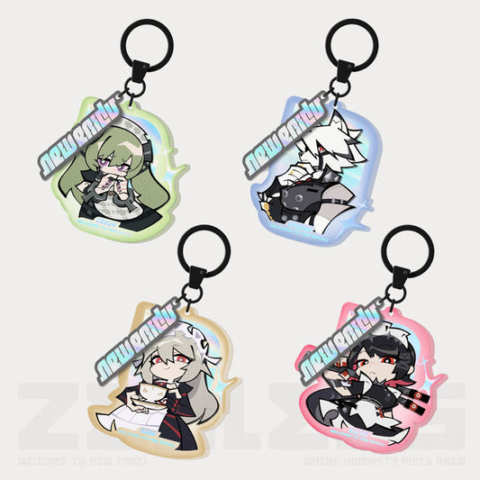 Zenless Zone Zero Victoria Housekeeping Q Version Acrylic Pendant