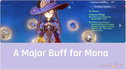 A Major Buff for Mona and its impact on the Genshin Impact meta