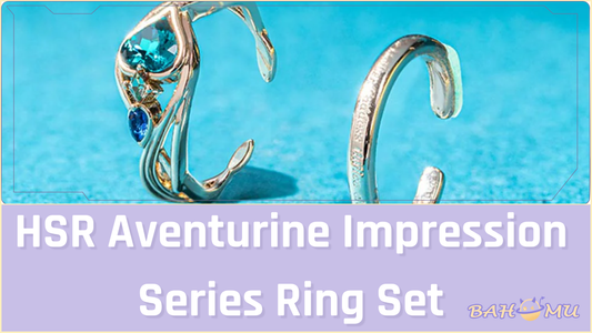 Aventurine Impression Series Ring Set