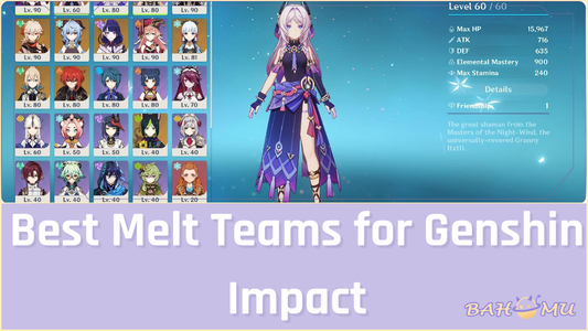 Best Melt Teams for Genshin Impact
