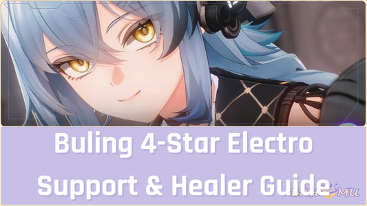 Buling in Wuthering Waves showcasing 4-Star Electro support abilities, Hexagram mechanic, and healing buffs