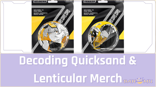 Decoding Quicksand & Lenticular Merch