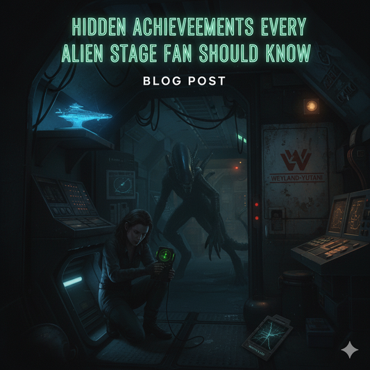Map highlighting hidden achievement locations in Alien Stage
