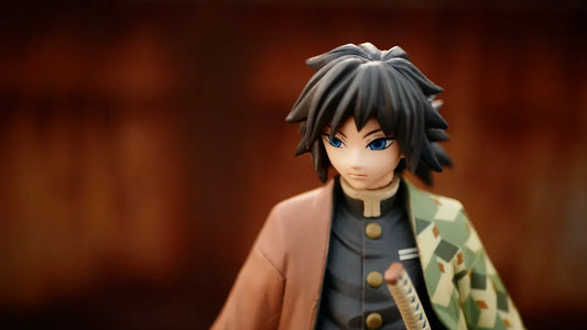 A stylishly arranged collection of male character figures, with the Honkai: Star Rail Dan Heng • Imbibitor Lunae figure as the centerpiece.