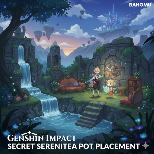 Genshin Impact Serenitea Pot room with secret placement items