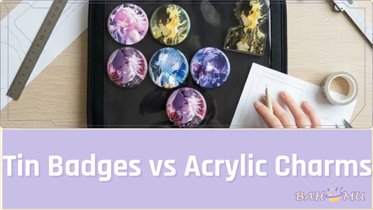 Tin Badges vs Acrylic Charms: Which Anime Accessory Works Better for Ita Bags?