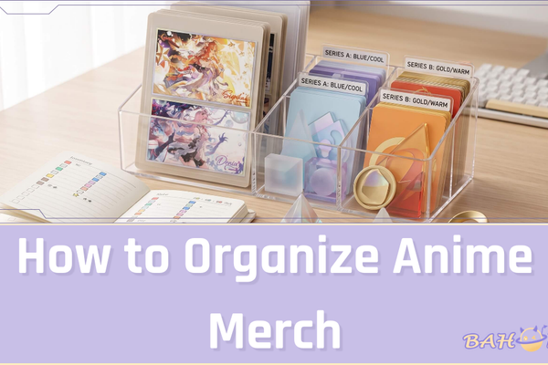 How to Organize Anime Merch by Character, Series, Color, or Rarity
