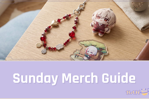 Sunday Merch Guide: Plush, Lanyards, Acrylic Stands & More