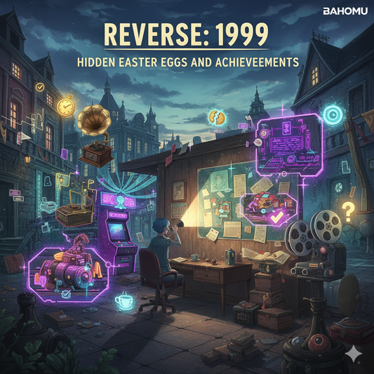 Map highlighting hidden easter eggs in Reverse: 1999