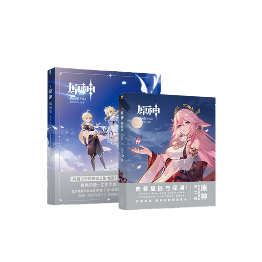 Genshin Impact Illustration Collection Art Book