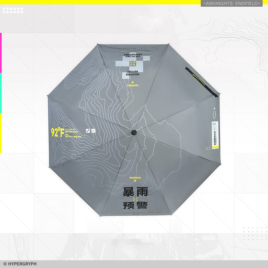 Arknights: Endfield Reflective Folding Umbrella - Rainstorm Warning