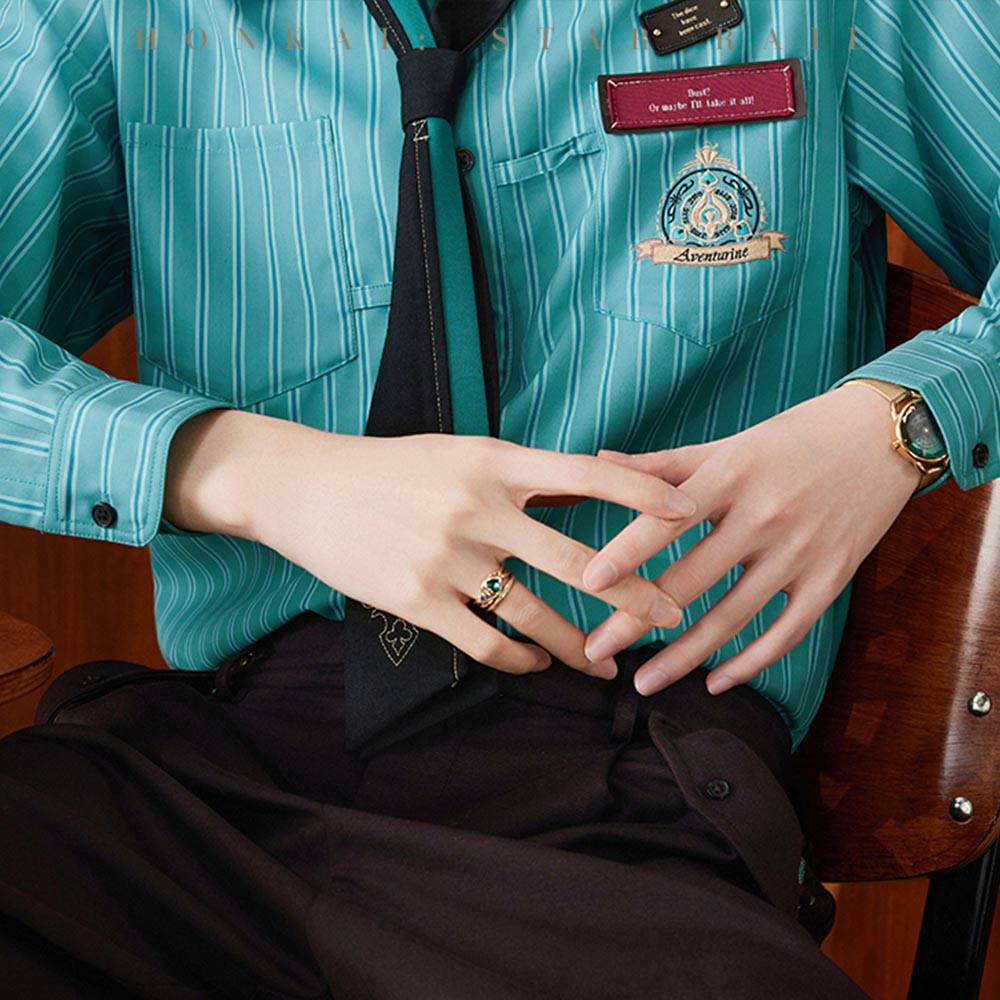 【 Pre order 】Honkai: Star Rail Aventurine Impression Series Ring Set