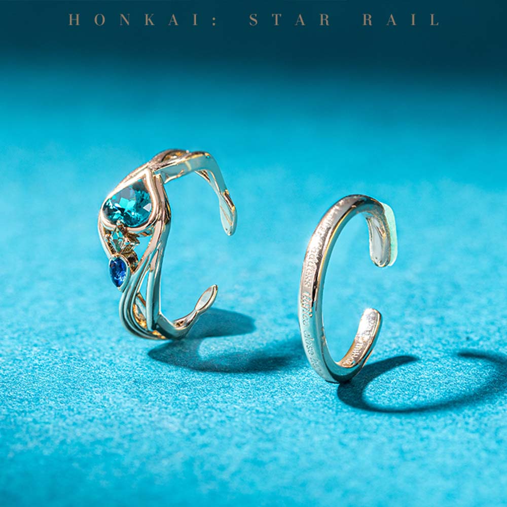 【 Pre order 】Honkai: Star Rail Aventurine Impression Series Ring Set
