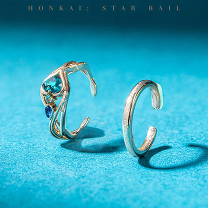 【 Pre order 】Honkai: Star Rail Aventurine Impression Series Ring Set