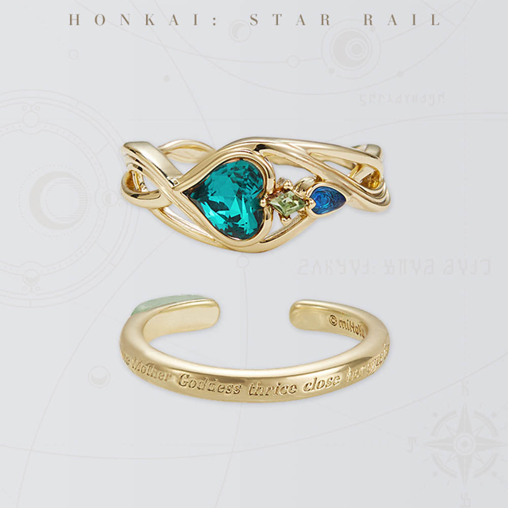 【 Pre order 】Honkai: Star Rail Aventurine Impression Series Ring Set