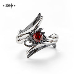 Genshin Impact Arlecchino Impression Series Necklace & Ring Set