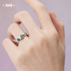 Genshin Impact Citlali Impression Series Turquoise Ring