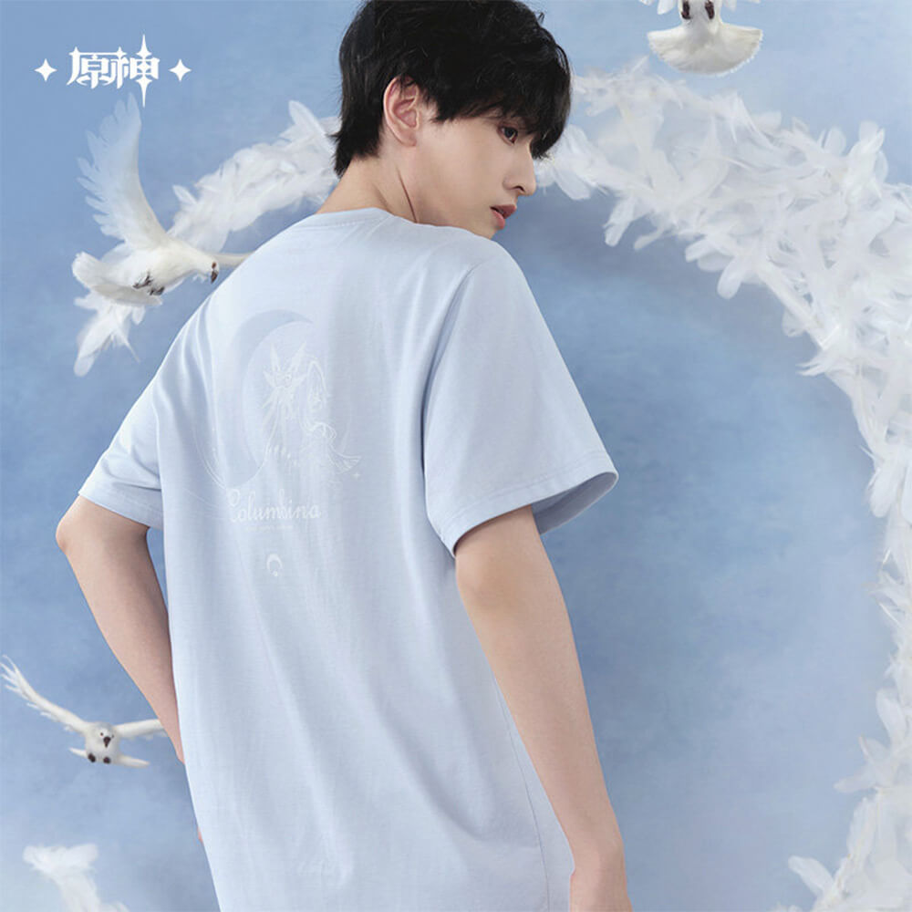 Genshin Impact Columbina Impression Series Casual Short-Sleeve T-shirt