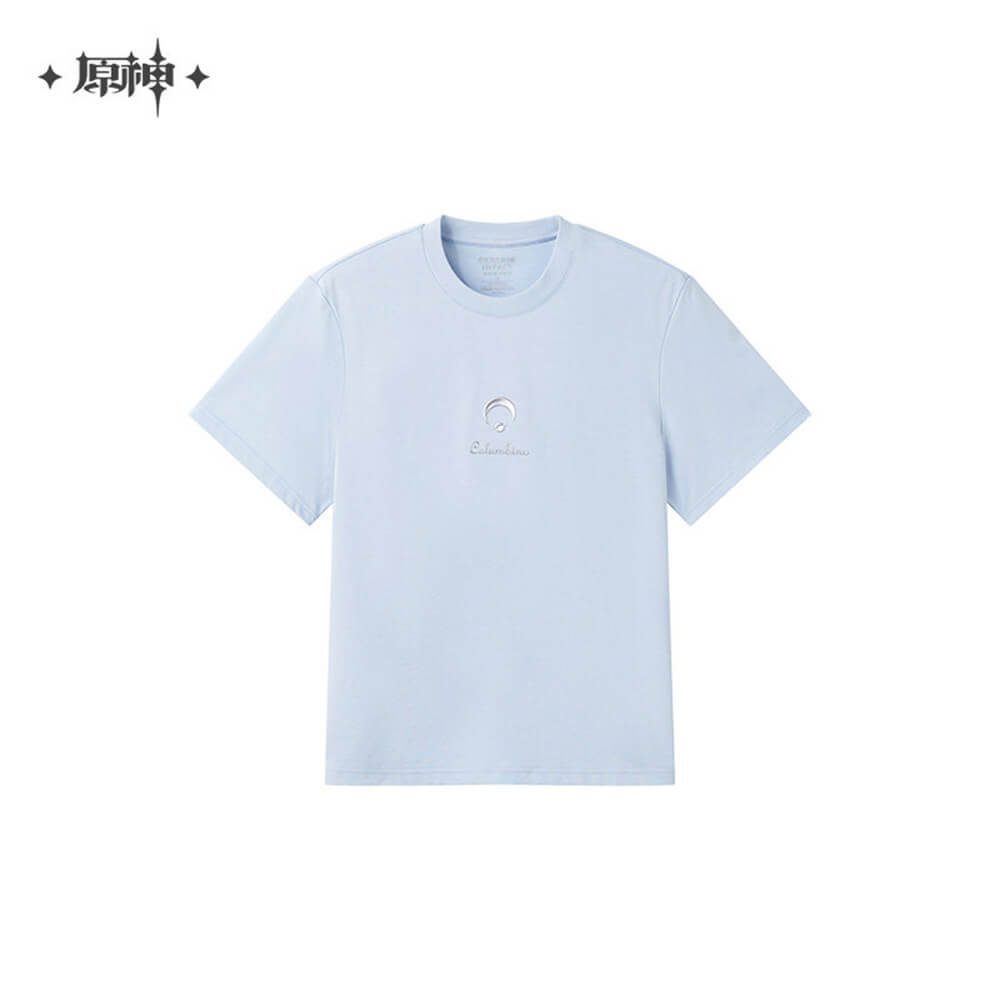 Genshin Impact Columbina Impression Series Casual Short-Sleeve T-shirt