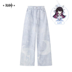 Genshin Impact Columbina Impression Series Printed Casual Pants