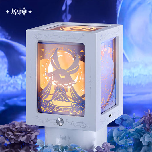 Genshin Impact Columbina Rotating Paper-Cut Night Light Music Box Gift Box