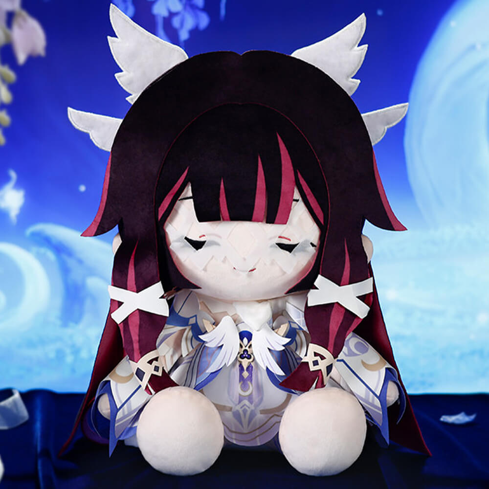 Genshin Impact Columbina Sitting Plush Doll