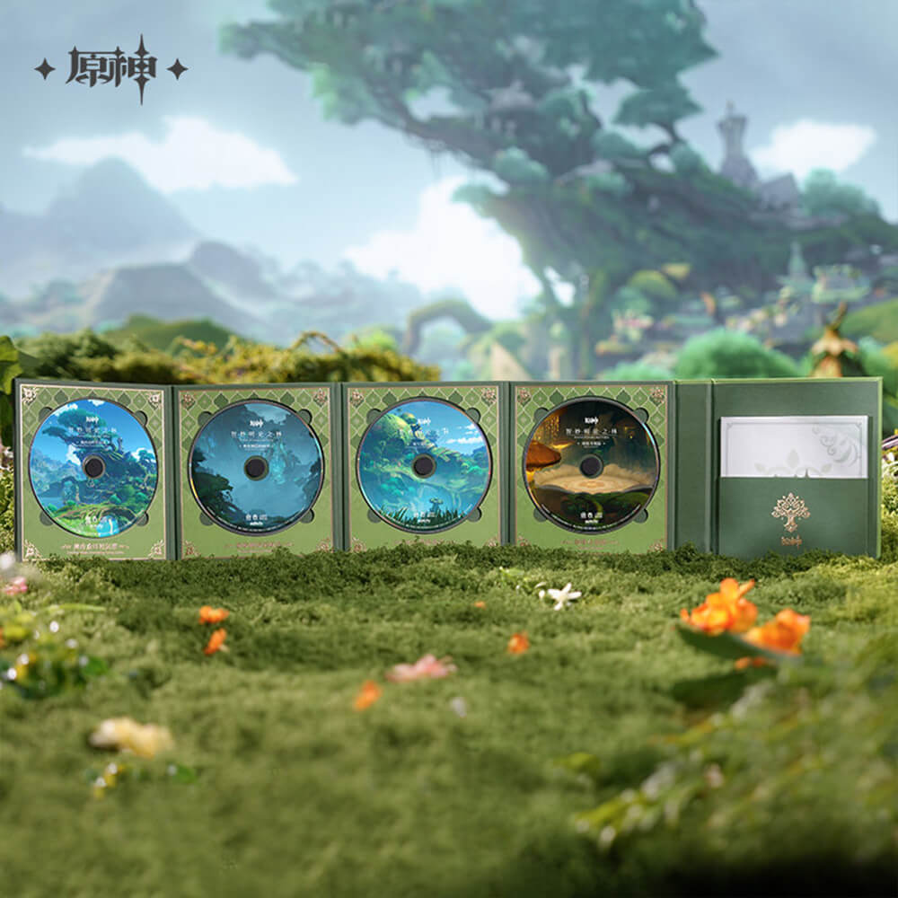 Genshin Impact Forest of Jnana And Vidya & The Unfathomable Sand Dunes Sumeru OST CD Set