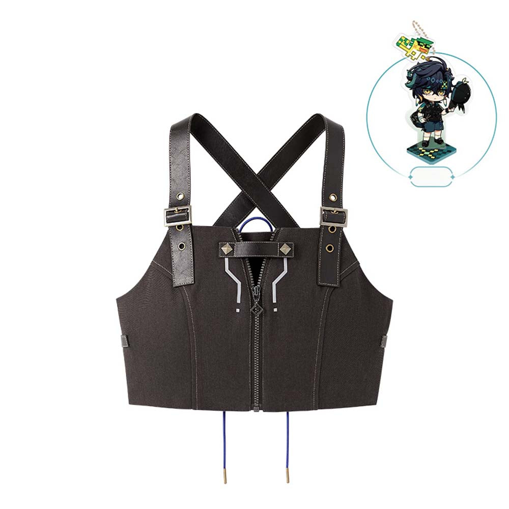 Genshin Impact Kinich Impression Cropped Utility Vest