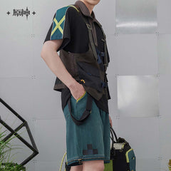 Genshin Impact Kinich Impression Outdoor Utility Work Vest