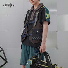 Genshin Impact Kinich Impression Outdoor Utility Work Vest