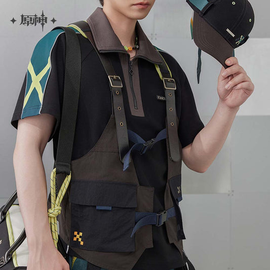 Genshin Impact Kinich Impression Outdoor Utility Work Vest