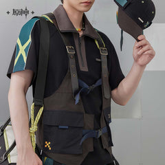 Genshin Impact Kinich Impression Outdoor Utility Work Vest