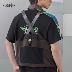 Genshin Impact Kinich Impression Outdoor Utility Work Vest