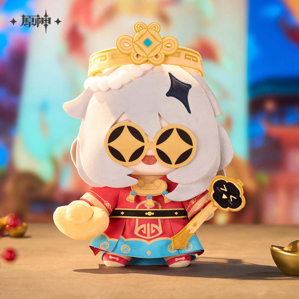 Genshin Impact “Little God of Wealth” Paimon Plush Doll