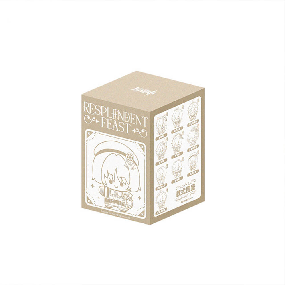 Genshin Impact Resplendent Feast Series Chibi Plush Keychain Blind Box