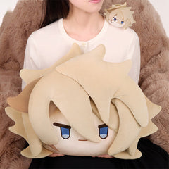 Genshin Impact Varka Knights of Favonius Big Head Plush Throw Pillow