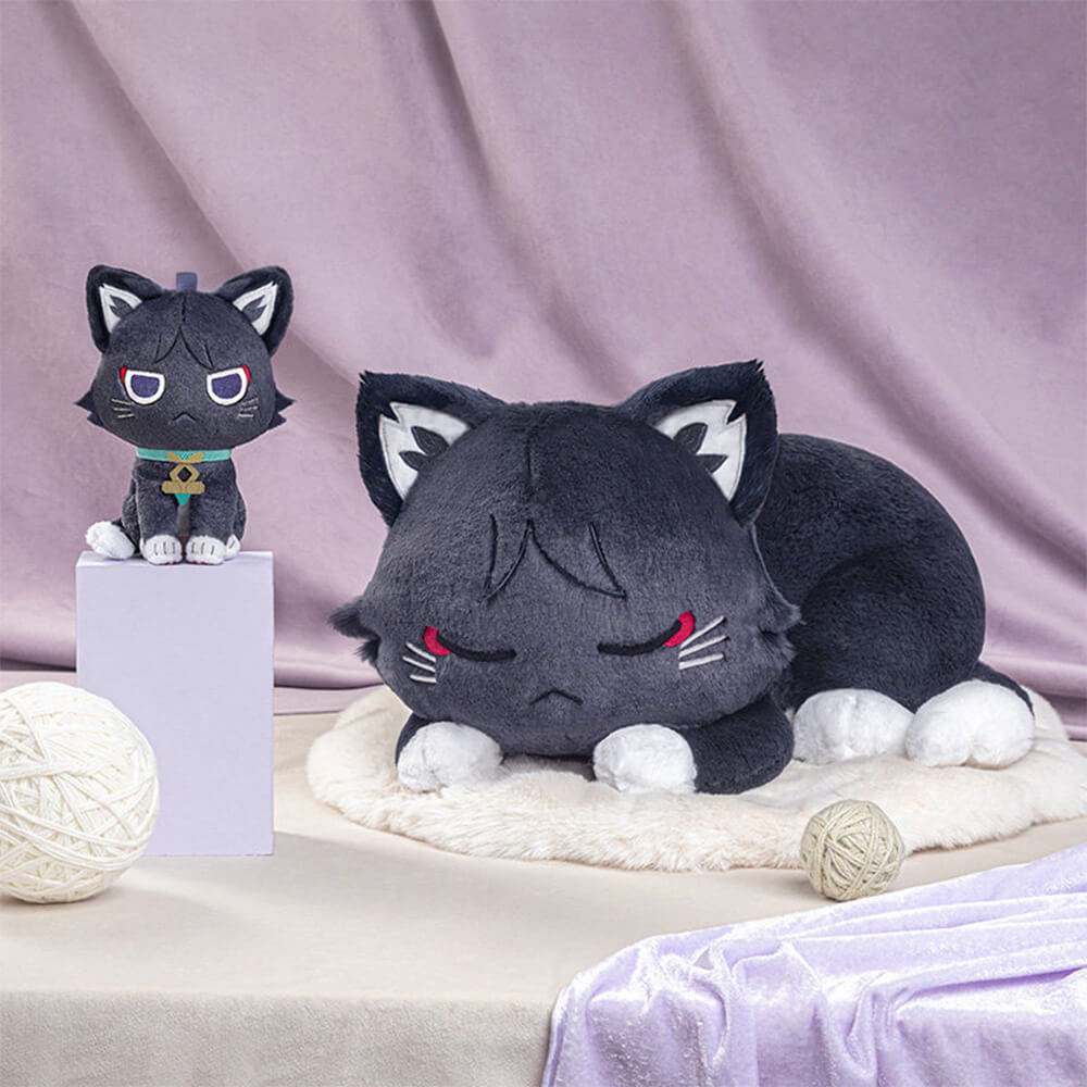 Genshin Impact Wanderer"Stray Cat in the Story" Plush Keychain & Sleeping Plush Doll