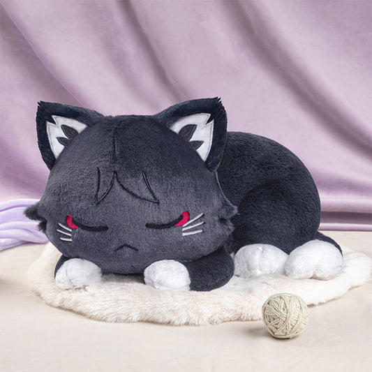 Genshin Impact Wanderer"Stray Cat in the Story" Plush Keychain & Sleeping Plush Doll