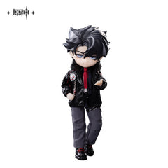 Genshin Impact Wriothesley Action Figure Doll Outfit & Face Plate Set