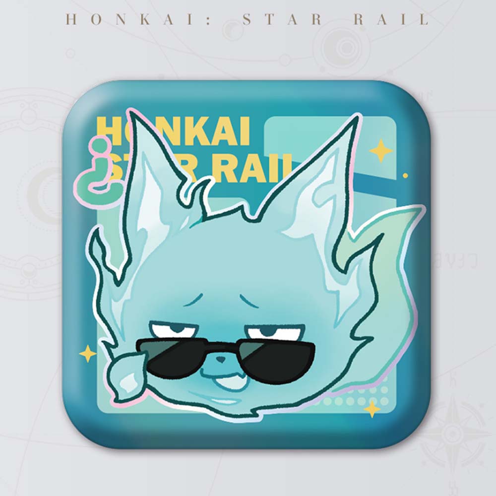 Honkai: Star Rail Square Cartoon Badges