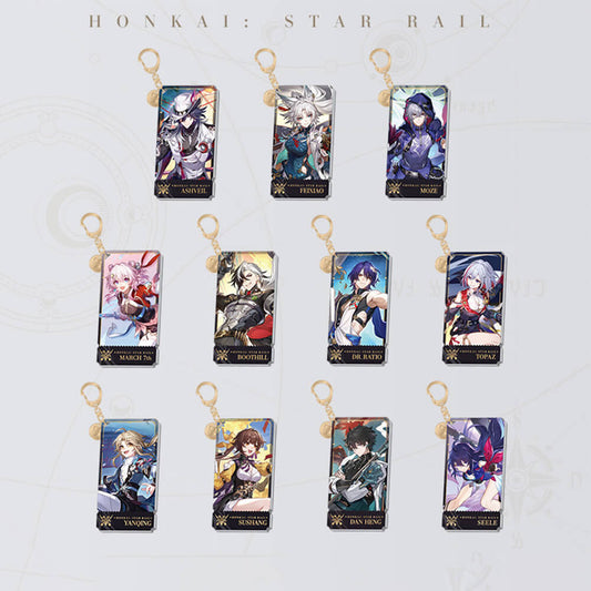 Honkai: Star Rail Hunt Path Character Keychain