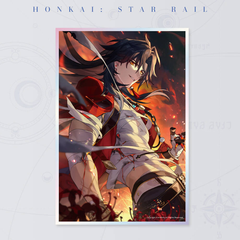 Honkai: Star Rail Light Cone Acrylic Colored Paper