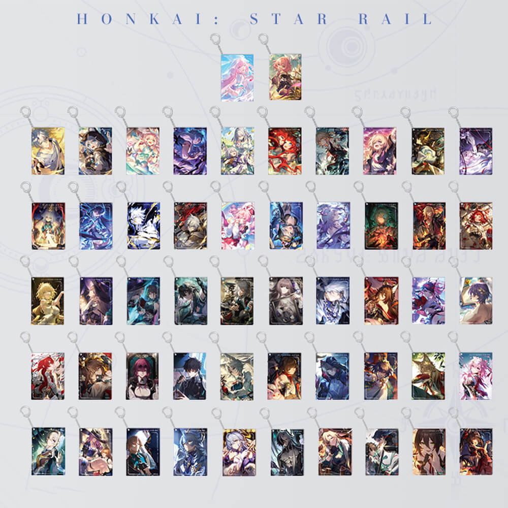 Honkai: Star Rail Light Cone Acrylic Keychain